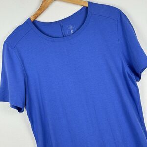 On Cloud On-T T Shirt Organic Cotton Blue Size Large Men's Performance Light